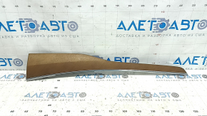Door trim molding (card) rear right Volvo XC90 16-20 in walnut wood, with backlight, scratches