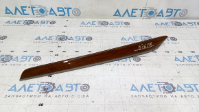 Door trim molding, front left, Lexus ES300h ES350 13-15, light wood, scratches