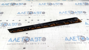 Door trim molding, front left, Lexus ES300h ES350 13-15, light wood, scratches