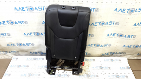 Backrest of the rear row of seats, 2nd row, right, Ford Edge 15-24, black leather, Titanium, electric