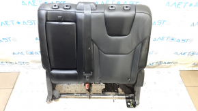 Rear seat backrest, 2nd row, left, Ford Edge 15-24, black leather, Titanium, electric