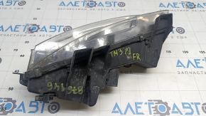 Tesla Model 3 18 right fog light with turn signal and corrector, sand and chips