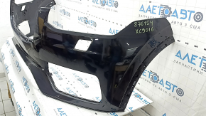Volvo XC90 16-19 front bumper, bare, with headlight washer and no park assist, black, scratches