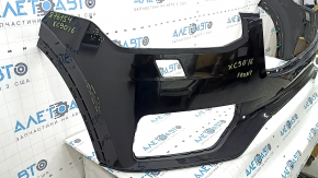 Volvo XC90 16-19 front bumper, bare, with headlight washer and no park assist, black, scratches