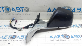 Left side mirror assembly for Tesla Model 3, 18-pin, 13-pin, 2-pin, heated, auto-dimming, chrome, PMNG graphite