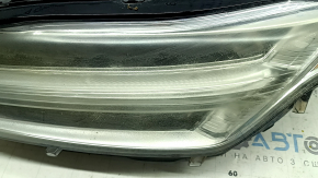 Left front headlight assembly for Volvo XC90 16-18 LED, polished, web-like