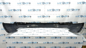 The bare lower rear bumper of the Volvo XC90 16-23, for parking sensors, black, scratches