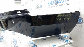 The bare lower rear bumper of the Volvo XC90 16-23, for parking sensors, black, scratches