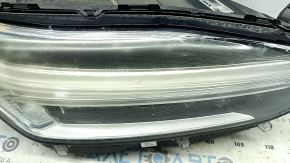 Volvo XC90 16-17 LED right front headlight assembly, polished, web-like finish
