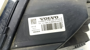 Volvo XC90 16-17 LED right front headlight assembly, polished, web-like finish