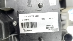 Volvo XC90 16-17 LED right front headlight assembly, polished, web-like finish