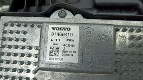 Volvo XC90 16-17 LED right front headlight assembly, polished, web-like finish