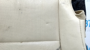Lexus ES300h ES350 13-18 passenger seat cushion upholstery, beige leather, heated and ventilated, cracked leather, dry cleanable