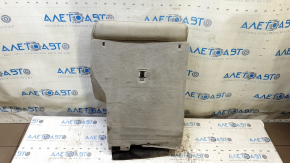 Left rear seat back, 2nd row, Lexus RX350 RX450h, 10-12, gray leather, perforated, dry-cleanable, dents, tear