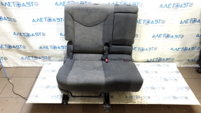 Right rear seat backrest, 2nd row, Toyota Prius V 12-14, dark gray velour, with armrest, scratches on the back, needs cleaning