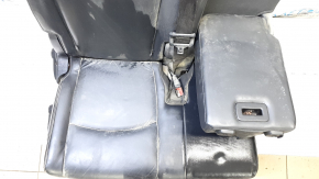 Rear seat, 2nd row, right, Dodge Journey 11, black leather, manual, dry-cleanable