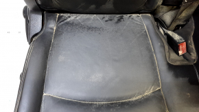 Rear seat, 2nd row, right, Dodge Journey 11, black leather, manual, dry-cleanable