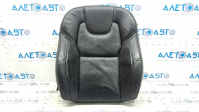 Volvo XC90 16-25 passenger seat back upholstery, black leather, heated, ready to clean