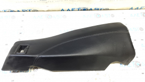 Left rear seat side bolster for Alfa Romeo Stelvio 18-25, black leather