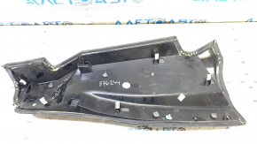 Left rear seat side bolster for Alfa Romeo Stelvio 18-25, black leather