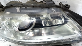 Right front headlight assembly for Lexus ES300h ES350 13-15 pre-rest xenon + LED DRL, sand-coated, for polishing