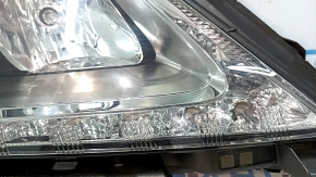 Right front headlight assembly for Lexus ES300h ES350 13-15 pre-rest xenon + LED DRL, sand-coated, for polishing