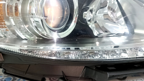 Right front headlight assembly for Lexus ES300h ES350 13-15 pre-rest xenon + LED DRL, sand-coated, for polishing