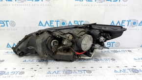 Right front headlight assembly for Lexus ES300h ES350 13-15 pre-rest xenon + LED DRL, sand-coated, for polishing