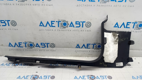 Tesla Model 3 18 front right inner door sill plate - black, minor scratches