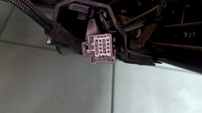 Left rear seat Volvo XC90 16-23 black leather for 3 rows, needs cleaning, dented