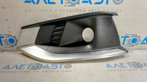 Left front bumper grille for Audi A4 B9 20-25 chrome radar