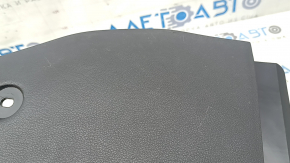 Right side center console trim for Hyundai Ioniq 17-22 HEV, PHEV, black, crack in mount, scratches