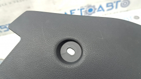 Right side center console trim for Hyundai Ioniq 17-22 HEV, PHEV, black, crack in mount, scratches
