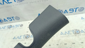 Black inner door sill trim, front left, Hyundai Ioniq 17-22, broken fasteners, worn