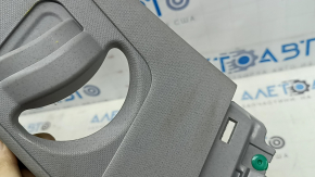Right upper center pillar trim for Hyundai Ioniq 17-22, gray, scratches