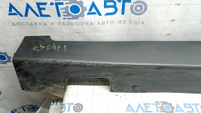 Left side sill for a Hyundai Ioniq 17-22 without a mudguard, black, broken fasteners, scratches, and a dent