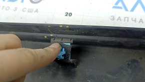 Right side sill for a Hyundai Ioniq 17-22 without a mudguard, black, broken mount, scratches