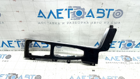 Upper center console trim for Volvo XC90 16-22, gloss black, scratches, broken mount