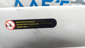 Tesla Model 3 right visor (18mm) - gray, no hook, needs cleaning, scratches on the mirror