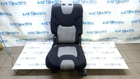Rear seat 2nd row Jeep Cherokee KL 14-15 black cloth with gray inserts