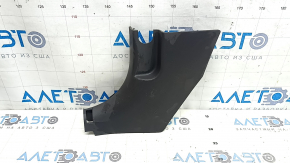 Lower left front pillar trim for Hyundai Ioniq 17-22, black, scratches, broken guide