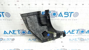 Lower left front pillar trim for Hyundai Ioniq 17-22, black, scratches, broken guide