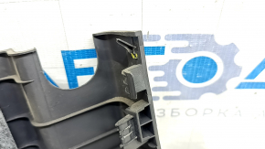 Lower left front pillar trim for Hyundai Ioniq 17-22, black, scratches, broken guide