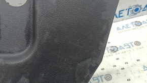 Lower left front pillar trim for Hyundai Ioniq 17-22, black, scratches, broken guide