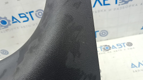 Hyundai Ioniq 17-22 black, worn front pillar trim, lower right