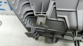 Upper left rear pillar trim for Hyundai Ioniq 17-22, gray, scratches, broken mount