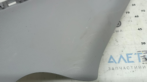 Upper left rear pillar trim for Hyundai Ioniq 17-22, gray, scratches, broken mount