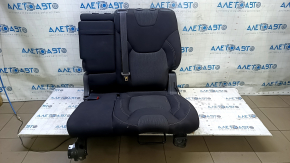Rear seat, 2nd row, left, Jeep Cherokee KL 14-15, black cloth, with belt and armrest, for cleaning