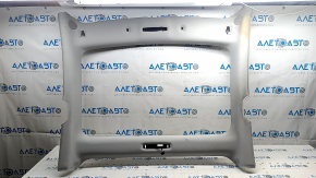 Tesla Model 3 18 headliner - gray cloth, with speakers, creased, dry-cleanable, wiped fabric, no plugs