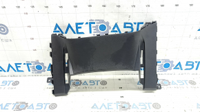 Hyundai Ioniq 17-22 black lower center dashboard trim, worn